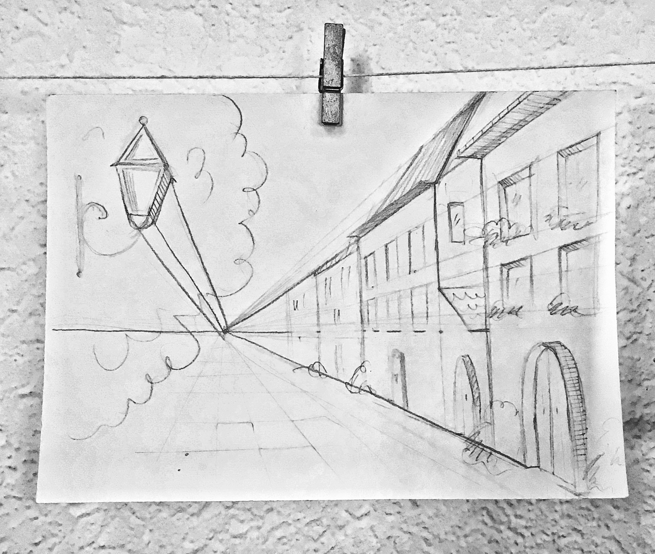 Техника скетчинга – карандашный набросок